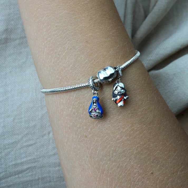Pulsera Premium para Dijes y Charms — Plata 925