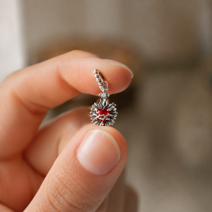 Dije Sagrado Corazón de Jesús Plata