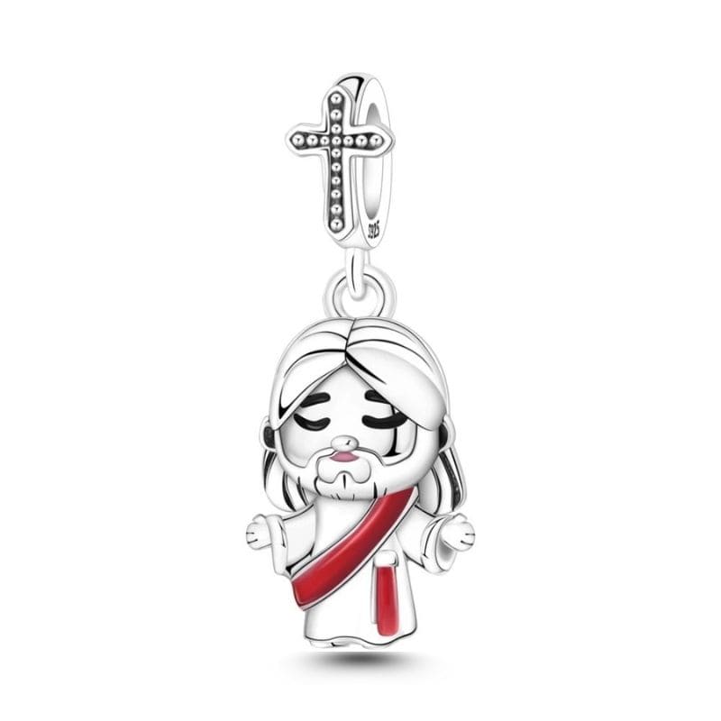 Dije Cristo Rey del universo Plata