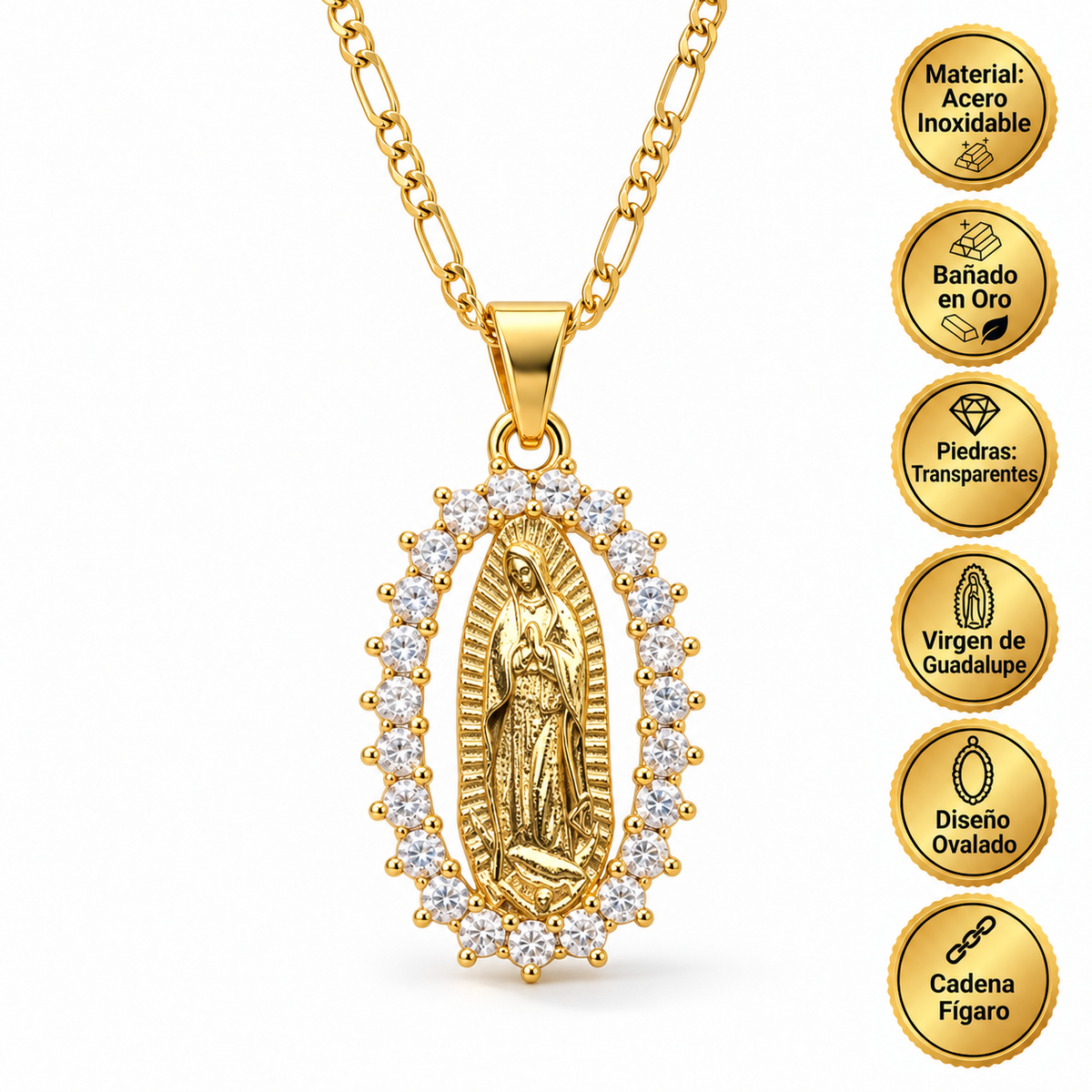Collar Nuestra Señora de Guadalupe