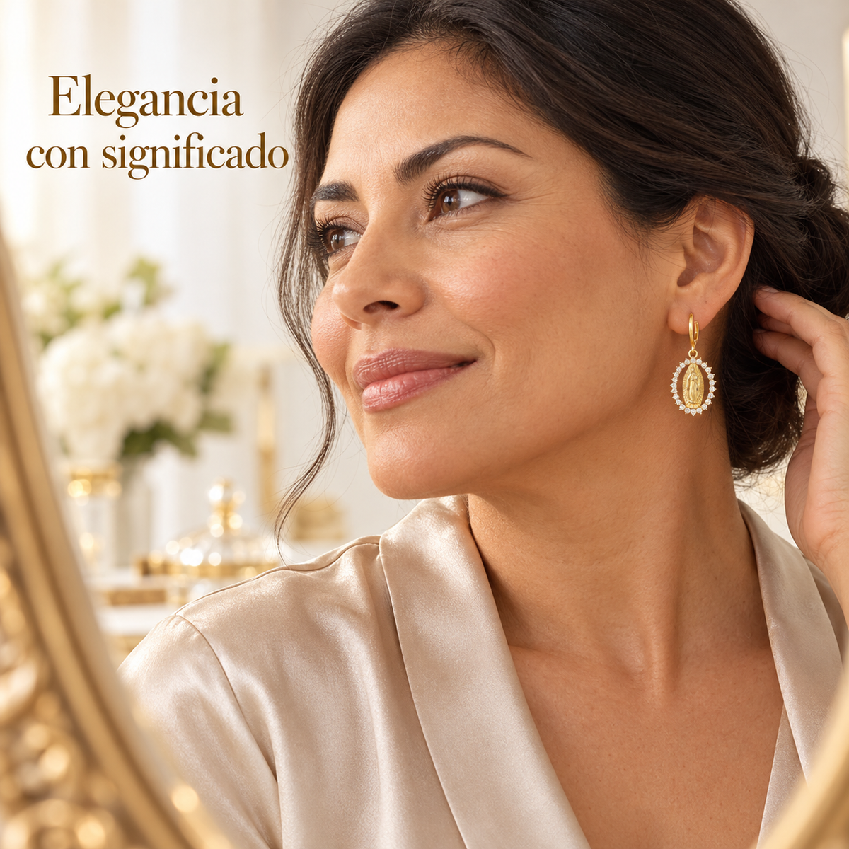 Aretes Nuestra Señora de Guadalupe