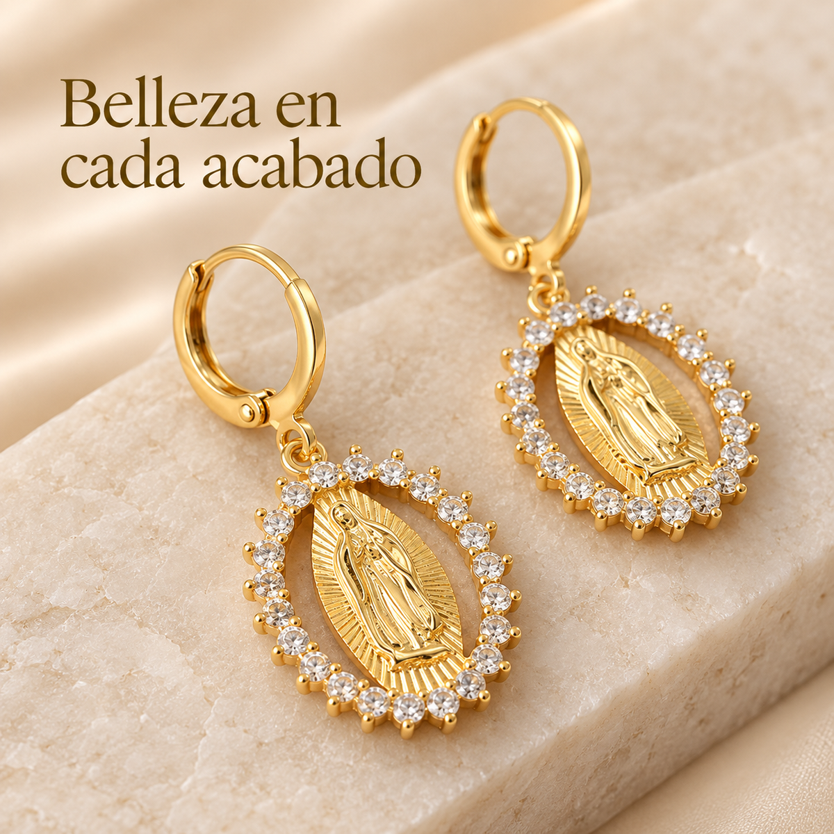 Aretes Nuestra Señora de Guadalupe