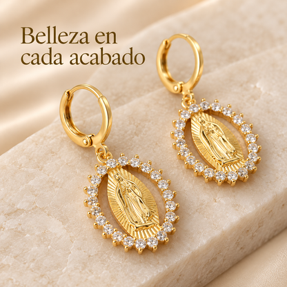 Aretes Nuestra Señora de Guadalupe