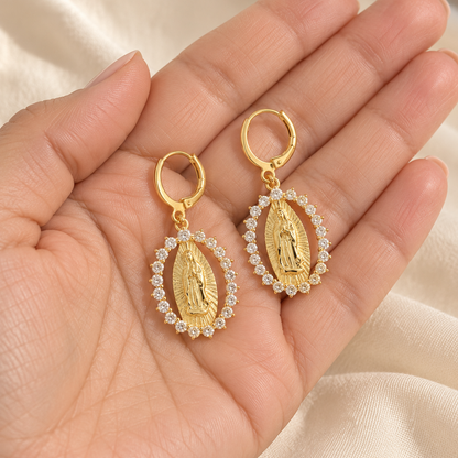 Aretes Nuestra Señora de Guadalupe
