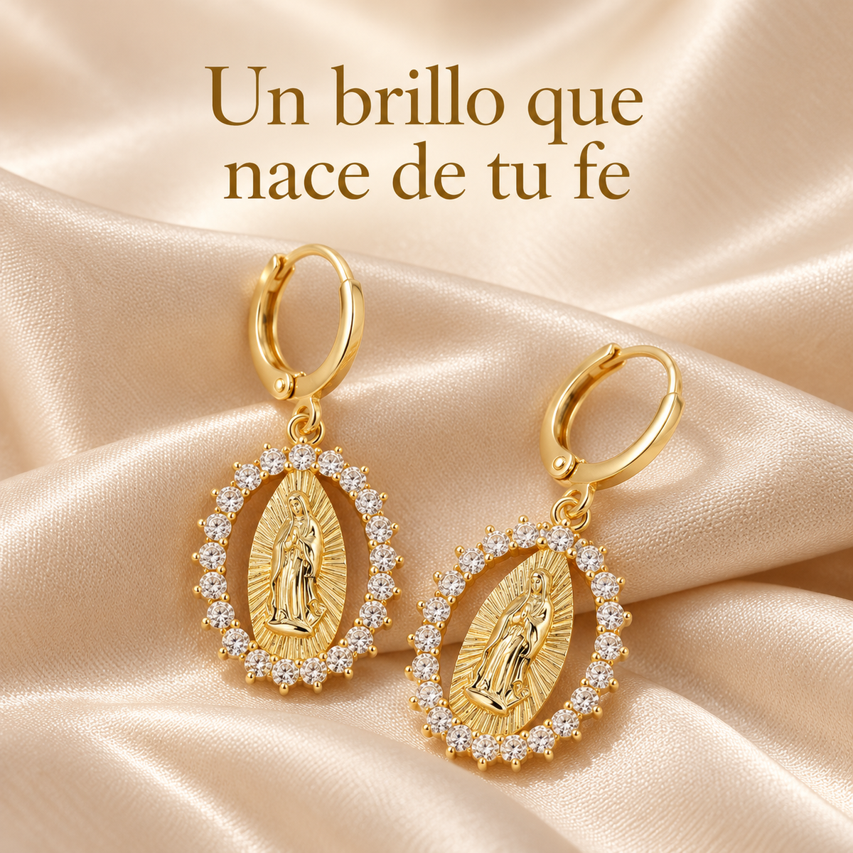 Aretes Nuestra Señora de Guadalupe