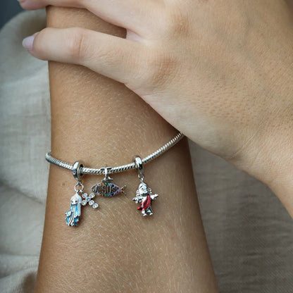 Pulsera Premium para Dijes y Charms — Plata 925