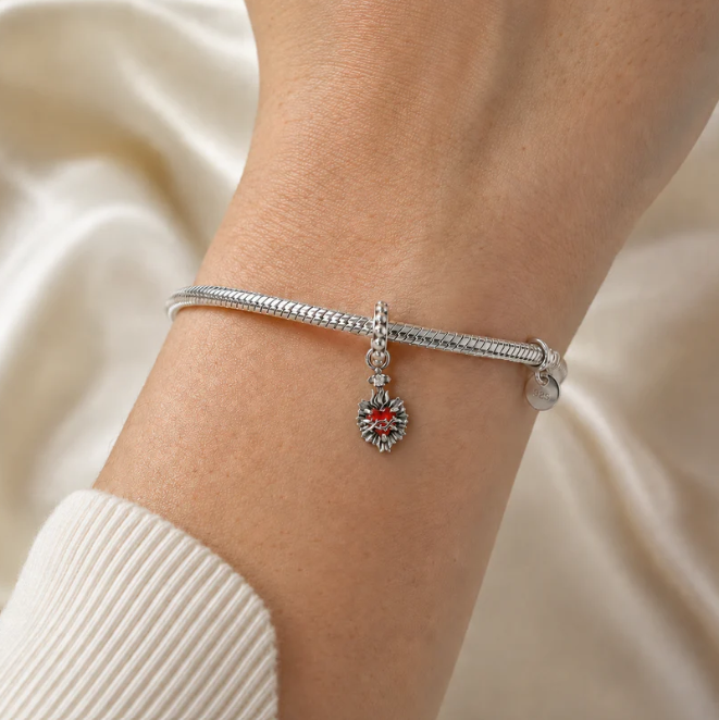 Dije Sagrado Corazón de Jesús Plata