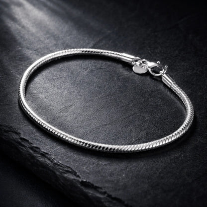 Pulsera Premium para Dijes y Charms — Plata 925
