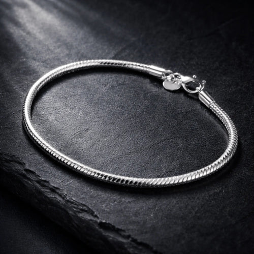 Pulsera Premium para Dijes y Charms — Plata 925
