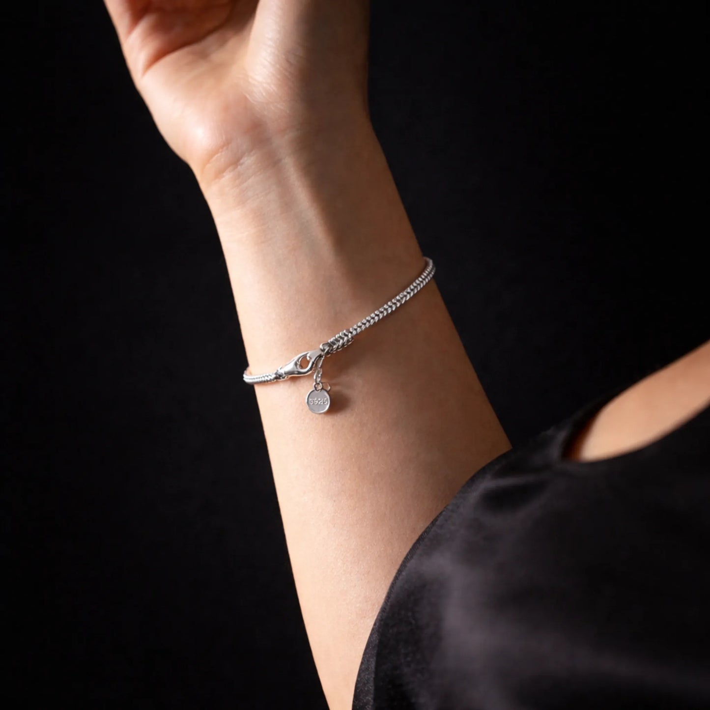 Pulsera Premium para Dijes y Charms — Plata 925