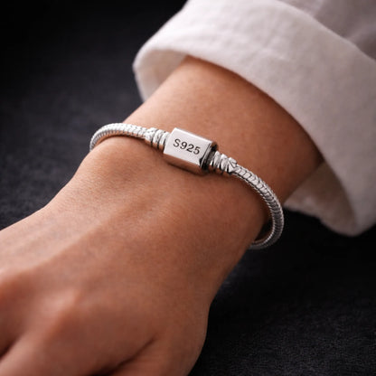 Pulsera Premium para Dijes y Charms — Plata 925