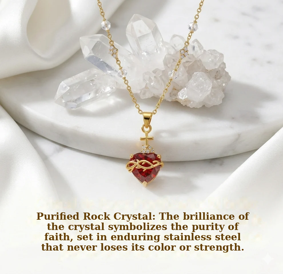 Light of Christ: Sacred Heart of Jesus Necklace